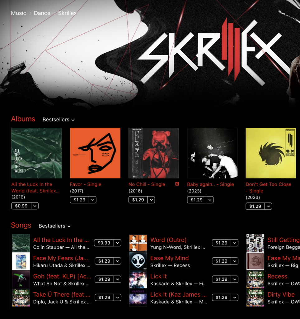 Skrillex and Stauber Chart Top 100 - Weekly